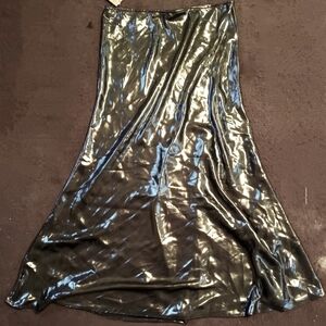 NEW wild fable metallic long skirt (L)